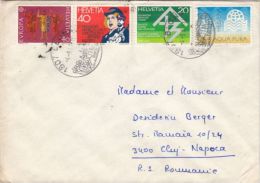 EUROPA CEPT, ARMY, SWISS COMPANY OF HOTELKEEPERS, CLEAN WATERS, STAMPS ON COVER, 1983, SWITZERLAND - Covers & Documents