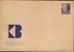 Germany/ DDR - Postal Stationery Private Cover (privatumschlage), Unused - Gerhart Hauptmann,Nobelpreis - Buste Private - Nuovi