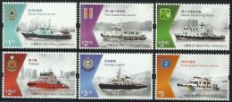 2015 HONG KONG  GOVERNMENT VESSELS 6V - Neufs