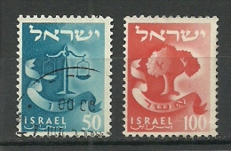 Israel ; 1955 Twelve Tribes Of Israel - Used Stamps (without Tabs)