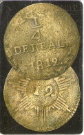 TARJETA DE VENEZUELA DE UNA MONEDA  (COIN) - Stamps & Coins
