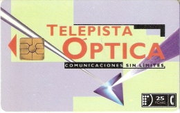 TARJETA DE ARGENTINA DE TELEPISTA OPTICA DE TIRADA 40000 - Argentine