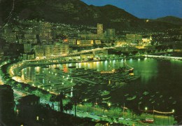 - PRINCIPAUTE DE MONACO - Vue De Nuit Sur Le Port - - Harbor