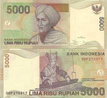 Indonesia P142d, 5,000 Rupiah, Tuanku Imam Bonjol / Woman At Hand Loom - Indonesia