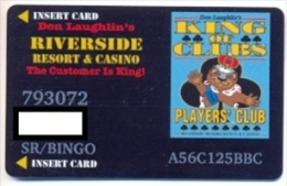 Riverside Casino, Laughlin, NV  U.S.A., Older Used Slot Or Player´s Card,  Riverside-1 - Casinokaarten