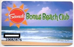 Sands Regency Casino, Reno, NV  U.S.A., Older Used Slot Or Player´s Card,  Sandsregency-1 - Cartes De Casino