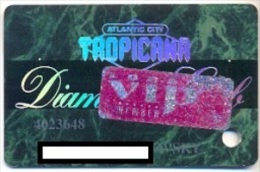 Tropicana Casino, Atlantic City, NJ,  U.S.A., Older Used Slot Or Player´s Card,  Tropicana-5 - Carte Di Casinò