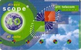 TARJETA DE HOLANDA DE DIRECT SCOPE 40 UNITS EXPIRE 01/01/1999 - Cartes GSM, Prépayées Et Recharges