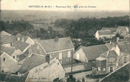 ARTHIES       ( 95 )          Panorama           Vue  Prise  Du  Clocher . - Arthies