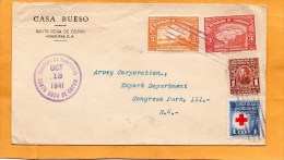 Honduras 1941 Cover Mailed To USA - Honduras