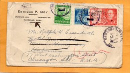 Cuba 1941 Cover Mailed To USA - Covers & Documents