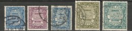 EGYPT STAMPS 1926 - 1935 OFFICIAL SELECTION 2X15 + 2X20 + 1X50 - King FUAD / FOUAD Era USED - Dienstmarken