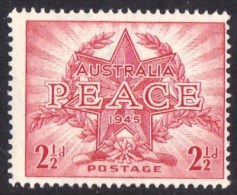 Australia 1946 Peace 21/2d MNH - Ungebraucht