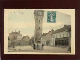 78 Freneuse L'horloge  édit. Aumonier Couleur Toilée , Animée - Freneuse