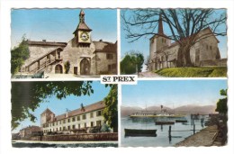 CPSM SAINT PREX (Suisse-Vaud) - 4 Vues - Saint-Prex