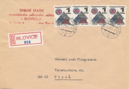 I2633 - Czechoslovakia (1978) 336 01 Blovice (recommended Makeshift Label) - Cartas & Documentos