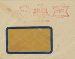 I2695 - Czechoslovakia (1934) Praha 3: SHELL Motor Oil (logo: Seashell) - Aardolie