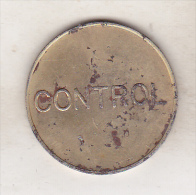 Romania Old Telephone Token - TELEFOANE - CONTROL - 27 Mm - Schaffer 2012 FT-PTT-43 - Profesionales / De Sociedad