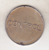 Romania Old Telephone Token - TELEFOANE - CONTROL - 27 Mm - Schaffer 2012 FT-PTT-45 - Professionals / Firms