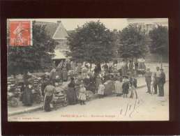 78 Freneuse  Marché Aux Asperges  édit. Lavergne  , Animée , - Freneuse