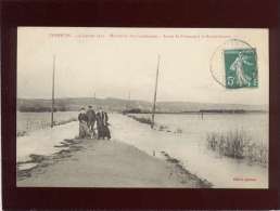 78 Freneuse  29 Janvier 1910 Maximum Des Inondations Route De Freneuse à La Roche-guyon édit. Spéciale - Freneuse