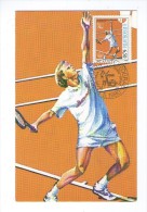 YUGOSLAVIA JUGOSLAVIJA  2 X MC MK MAXIMUM CARD 1990 TENIS TENNIS GRAND PRIX UMAG ATP TOUR YUGOSLAV OPEN - Maximumkaarten