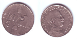 Italy 2 Lire 1926 - 1900-1946 : Victor Emmanuel III & Umberto II