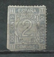 Espagne - 1872 - 115 - Oblitéré - Gebraucht