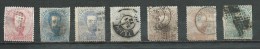 Espagne - 1872 - 117/8 +120/1+ 123/5 - Oblitéré - Used Stamps