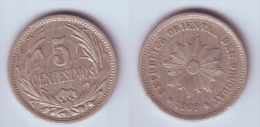 Uruguay 5 Centesimos 1909 - Uruguay