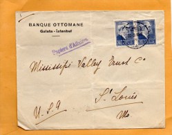 Turkey 1947 Cover Mailed To USA - Cartas & Documentos