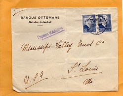 Turkey 1947 Cover Mailed To USA - Briefe U. Dokumente