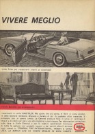 # GENERAL TIRE USA 1950s Tires For Motorvehicles Italy FIAT Spyder Advert Pub Reklame Pneumatici Pneus Reifen Neumaticos - Sonstige & Ohne Zuordnung