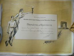 DIPLOME DU MINISTERE DE LA SANTE PUBLIQUE ET DE L EDUCATION PHYSIQUE - Diplome Und Schulzeugnisse