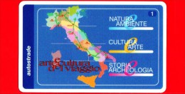 VIACARD - Serie Arte E Cultura Del Viaggio - Cartina D´insieme 1/7 -  Tessera N. 509 - 50.000 - Pub - 07.1999 - Andere & Zonder Classificatie