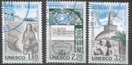 Frankreich / France # UNESCO - Mi-Nr 34/36 Gestempelt / Used (K338) - Oblitérés