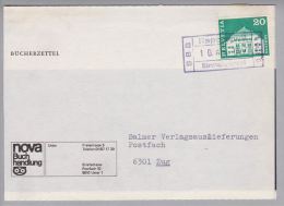 Heimat SG Rapperswil 1977-04-10  Bahnstationsstempel Auf Bücherzettel - Briefe U. Dokumente