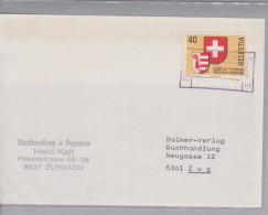 Heimat AG Zurzach 1978-11-19  Bahnstationsstempel Auf Bücherzettel - Briefe U. Dokumente