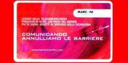 VIACARD - Viacard Pubblicitarie - Marconi Communications -  Tessera N. 629 - 50.000 - Pub - 09.1999 - Otros & Sin Clasificación