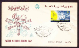 Egypt UAR - FDC - 1962 - Air Mail  - 2nd World Meteorological Day - Storia Postale