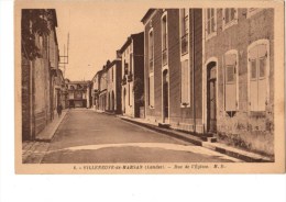 40-----VILLENEUVE DE MARSAN--rue De L'église--voir 2 Scans - Villeneuve De Marsan