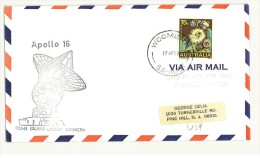 AUSTRALIA - APOLLO 16 FDC - WOOMERA - Oceanía