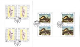 2 Blocs De 4 Timbres Art 2006 Oblitérés YT 472/473  / 2 Sheets Art 2006 Used Mi 544/545 - Usados