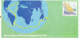 Entier Postal N° Y&T 2789-E1 2 F.50 Les Postiers Autour Du Mone Course Autour Du Monde En équipage 1993 - 1994 - Enveloppes Types Et TSC (avant 1995)