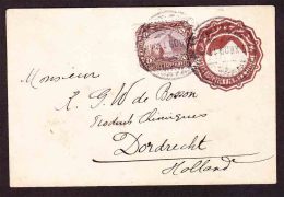 Egypt - Postal Stationery To Holland / Neherlands - 1909 - Small Envelope Cancelled. Un Millieme Uprated - 1866-1914 Ägypten Khediva