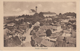 AK Markt Oberdorf Marktoberdorf Gasthaus ? Hotel ? Schloss Und Pfarrkirche Kirche Sankt Martin - Kaufbeuren