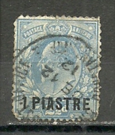 Great Britain (British Levant); 1902 Surcharged Stamp 1 Piastre - Levante Británica