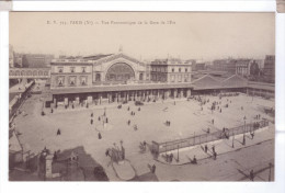 75 PARIS Vue Panoramique De La Gare De L'Est - Metropolitana, Stazioni