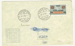 SVIZZERA - SUISSE - LETTERA VIA AEREA  - ANNO 1938 Airmail - PRO AEREO - FDC - Cartas & Documentos