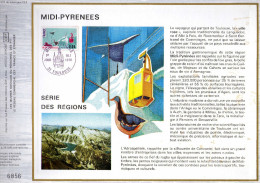 Feuillet Tirage Limité CEF 337 Midi-Pyrénées - Covers & Documents